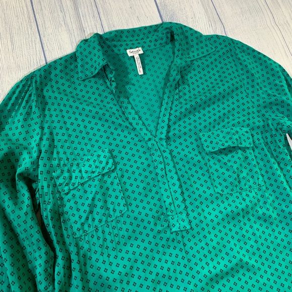 Splendid split neck long sleeve top - Picture 4 of 7